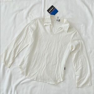 NWT Patagonia White Cotton Tunic Lightweight Womens 12